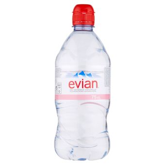 Evian Still Mineral Water Sports Cap-12x75ml02